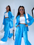 OVERSIZE 2в1 комплект "MISSY" - СИНИЙ